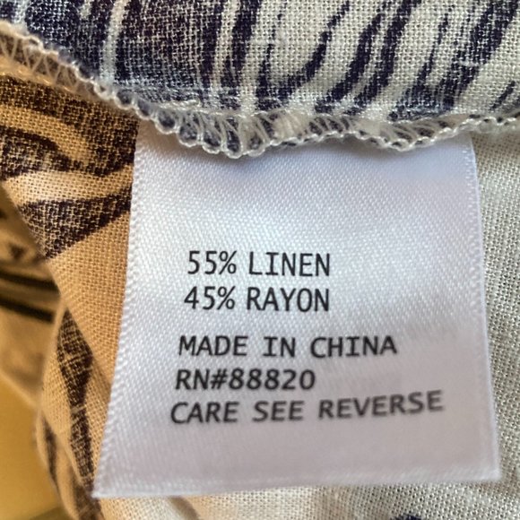 Nicole Miller Linen Wrap Dress - NWT - Picture 8 of 15